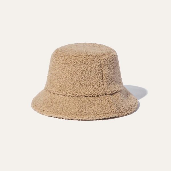 Faux-Shearling Bucket Hat